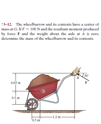 Answered 3 12. The wheelbarrow and its contents bartleby