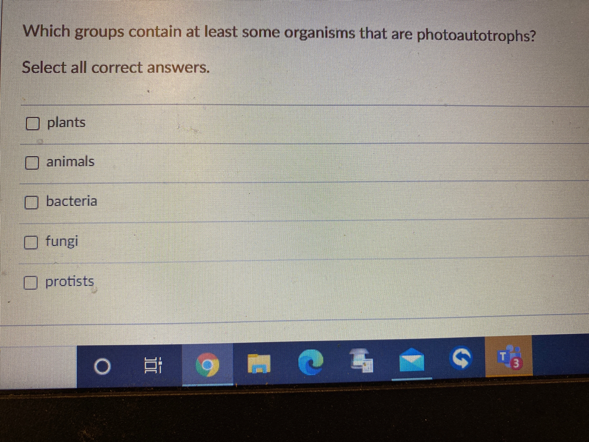 Photoautotrophs