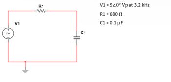 2.
V1
R1
www
HH
C1
V1=540° Vp at 3.2 kHz
R1 = 680 Ω
C1 = 0.1 μF