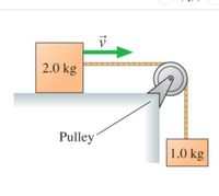 2.0 kg
Pulley
1.0 kg
