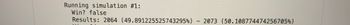 Running simulation #1:
Win? false
Results: 2064 (49.891225525743295%) - 2073 (50.108774474256705%)