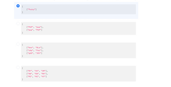 [
[
[
]
[
]
["fuzzy"]
["PUP", "pup"],
["pup", "PUP"]
["boo", "BLa"],
["zap", "Fez"],
["qUO", "JOY"]
["BY", "AX", "UM"],
["AW", "EW", "MA"],
["PE", "HI", "AT"]