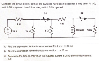 Answered: Consider The Circuit Below, Both Of The… | Bartleby