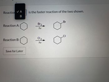 Answered: Reaction A B Reaction A: Reaction B:… | Bartleby