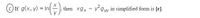 © If g(x, y) = In
then xgx - vgw in simplified form is [c].
