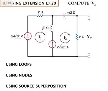 Answered: 1/1 NING EXTENSION E7.20 24/0° v USING… | bartleby