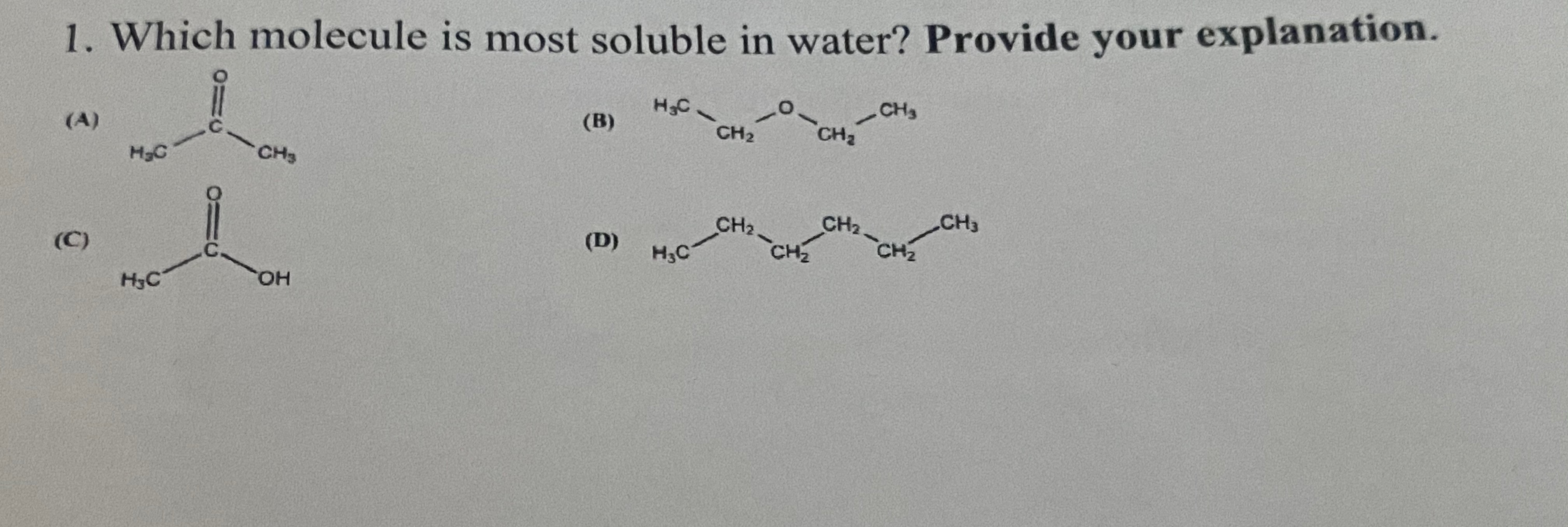 answered-1-which-molecule-is-most-soluble-in-bartleby