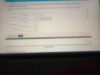 Calculating partial pre
A 6.00 L tank at 3.87 °C Is filled with 7.01 g of boron trifluoride gas and 4.67 g of sulfur hexafluoride gas. You can assume both gases behave
as ideal gases under these conditions.
Calculate the mole fraction and partial pressure of each gas, and the total pressure in the tank. Round each of your answers to 3 significant
digits.
mole fraction:
boron trifluorie
partial pressure:
I atm
mole fraction:
sulfur hexafluoride
partial pressure:
atm
Total pressure in tank:
O atm
Explanation
Check
O 2021 McGraw-Hill Education. All Rights Reserved. Terms of Use | Privacy Accessibility
>
Activity Details
You have viewed this topic
回 国
