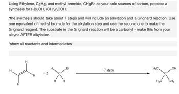 Answered Using Ethylene C2H4 and methyl bartleby