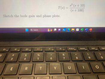 Answered: Sketch the bode gain and phase plots.… | bartleby