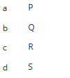 **Educational Website Content: Letter Matching Exercise**

**Objective:**
Match each lowercase letter with the corresponding uppercase letter.

**Instructions:**
Look at each lowercase letter in the left-hand column and find its matching uppercase letter in the right-hand column. Practice matching them correctly to reinforce your knowledge of the alphabet.

**Matching Pairs:**

- a -> P
- b -> Q
- c -> R
- d -> S

This exercise helps in identifying and learning the uppercase counterparts of the lowercase letters.