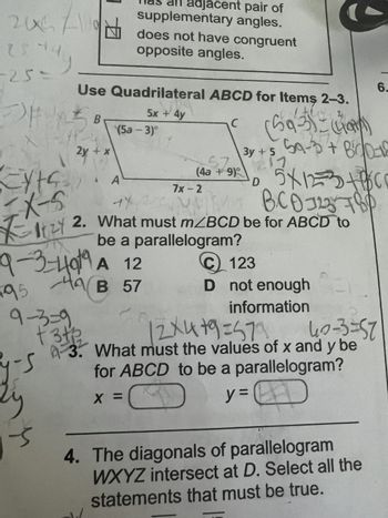 Answered: adjacent pair of supplementary angles.… | bartleby