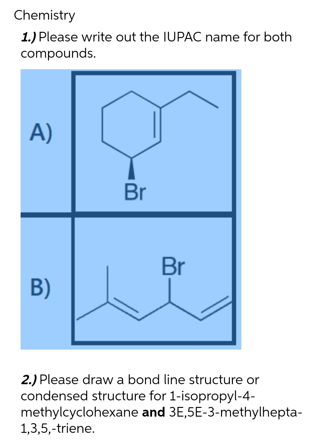 triene triple bond