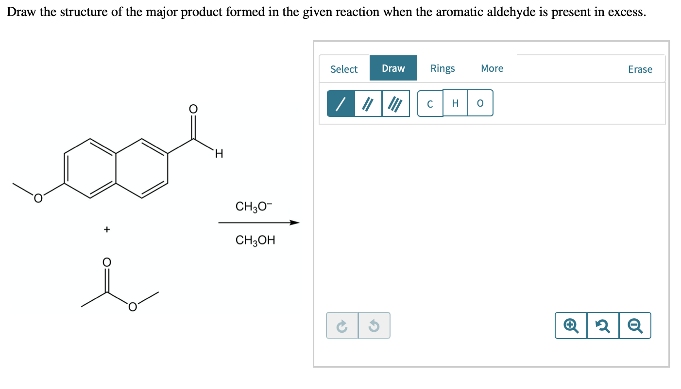 draw the structure of the aromatic product from the following reaction