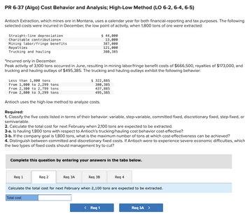 Answered: Required: 1. Classify the five costs… | bartleby