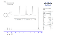 Batch 3
Sample 6
BRUKER
Current Data Parameters
NAME
EXPNO
PROCNO
3rdyr-210526
1
CH3
F2 - Acquisition Parameters
Date_
Time
20210526
12.08 h
„CH3
INSTRUM
spect
PROBHD
z104450_0319 (
CH3
zg30
65536
CDC13
16
2
8012.820 Hz
0.244532 Hz
4.0894465 sec
32
62.400 usec
17.77 usec
298.2 K
1.00000000 sec
1
400.1324708 MHz
PULPROG
TD
SOLVENT
NS
DS
HMS
FIDRES
AQ
RG
8.4
8.2
8.0
7.8
7.6
7.4
7.2
7.0
рpm
DW
DE
TE
D1
TDO
SFO1
NUC1
PO
P1
PLW1
1H
3.33 usec
10.00 usec
15.00000000 w
F2 - Processing parameters
65536
400.1300891 MHz
SI
SF
WDW
SB
EM
LB
0.30 Hz
GB
PC
1.00
8.
7
6
2
ppm
LO
96'0
0.87
00'L
