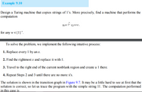 Construct a Turing Machine for language L = {02n1n