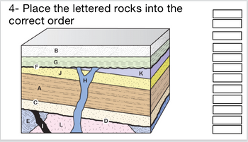 4- Place the lettered rocks into the
correct order
E
B
======
F
H
D
K
‒‒‒‒‒‒‒‒‒‒‒‒