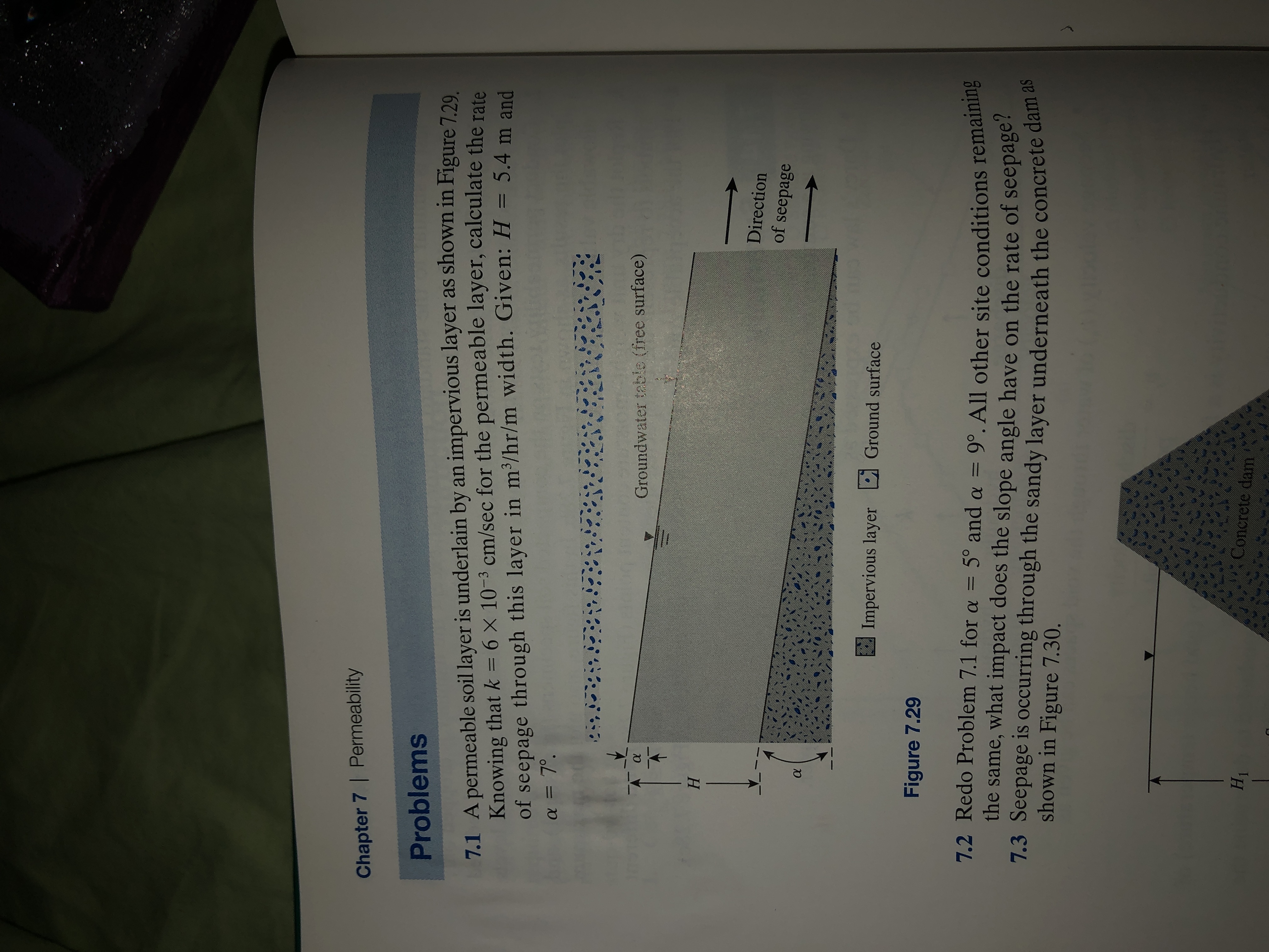 Answered: Chapter 7 | Permeability Problems 7.1… | Bartleby