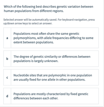 Answered: Which Of The Following Best Describes… | Bartleby