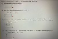 Solved 4. Suppose A and B are arrays of size M and N