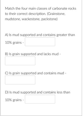 Answered: Match the four main classes of… | bartleby