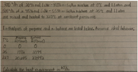 300 L/h of 20% mol (30% = C₃H₈, 80% n-C₄H₁₀ mixture at 0°C and 1.1 atm and 500 L/h of a 45% mol (45% = C₃H₈, 55% n-C₄H₁₀ mixture at 25°C and 1.1 atm are mixed and heated to 227°C at constant pressure.

Enthalpies of propane and n-butane are listed below. Assume ideal behavior.

| °C  | Propane ΔH(J/mol) | Butane ΔH(J/mol) |
|-----|-------------------|------------------|
| 0   | 0                 | 0                |
| 25  | 1772              | 2394             |
| 227 | 20,965            | 27,412           |

Calculate the heat requirement in kJ/h.