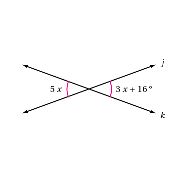 Answered: 5 x 3 x + 16° | bartleby