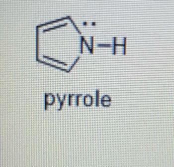 S
N-H
pyrrole