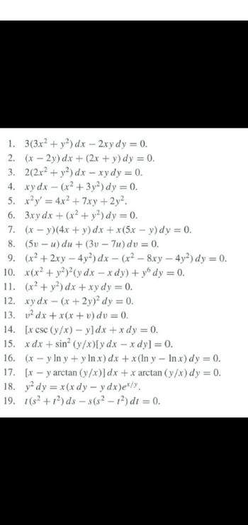 Answered 1 3 3x² Y² Dx 2xy Dy 0 2 … Bartleby