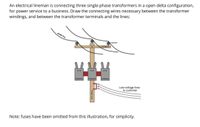 Answered: An electrical lineman is connecting… | bartleby