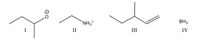 `NH3*
BH3
II
III
IV
