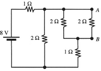 1.Ω.
Α
2Ω
2Ω
8 V
2Ω
Β
1Ω
