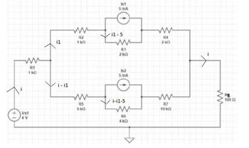 i
R1
140
Vs1
4 V
i1
✓✓✓i-i1
R2
180
R5
6KD
Ist
5mA
11-5
R3
2k0
112
5mA
i-i1-5
ww
RG
4k0
84
240
ww
R7
10 k
100