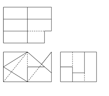 Answered: Given multiview projections, draw the… | bartleby