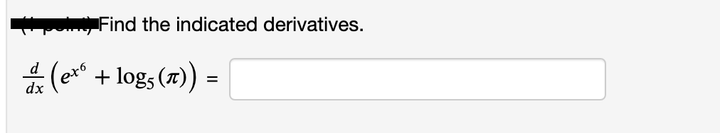 Answered O Find The Indicated Derivatives Bartleby 0429