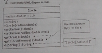 Answered: 4. Convert The Uml Diagram In Code.… 