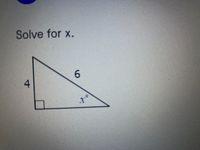 Solve for x.
6.
