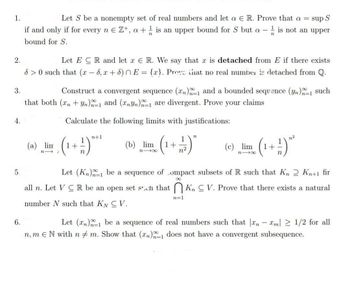 Answered: 1. Let S Be A Nonempty Set Of Real… 