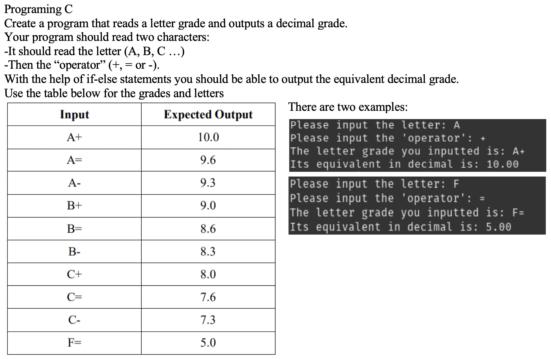 Answered Programing C Create A Program That Bartleby