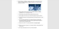 5. Calcium Chloride is a salt that is commonly used to melt ice on roads when it snows.
Assume that Calcium Chloride and Sodium Carbonate are the starting substances
(reactants) in a reaction:
a
Write a balanced chemical reaction between Calcium Chloride and Sodium
Carbonate. Be sure to include physical states.
b. State the names of the products that are produced from this reaction.
Write complete ionic and net ionic reactions for the balanced equation in part (a).
с.
d. What type of reaction(s) is/are being represented by the chemical reaction you wrote
in part (a)?
e. If 6.3 g of calcium chloride and 1.8 g of sodium carbonate are combined then
theoretically, what mass of solid product could be formed from these amounts of
reactants? What is the limiting reactant?
f. What is the % yield if 3.550 g of the solid product was actually obtained?
g. Based on your answers to parts (a) - (f), determine whether a solid precipitate forms
in the reaction.
h. How many calcium atoms are in 0.115 g of calcium chloride?
