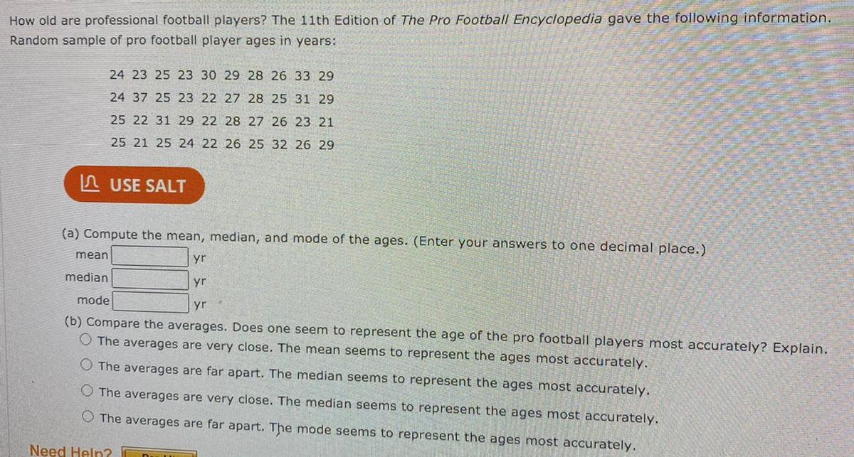 Answered: How old are professional football…