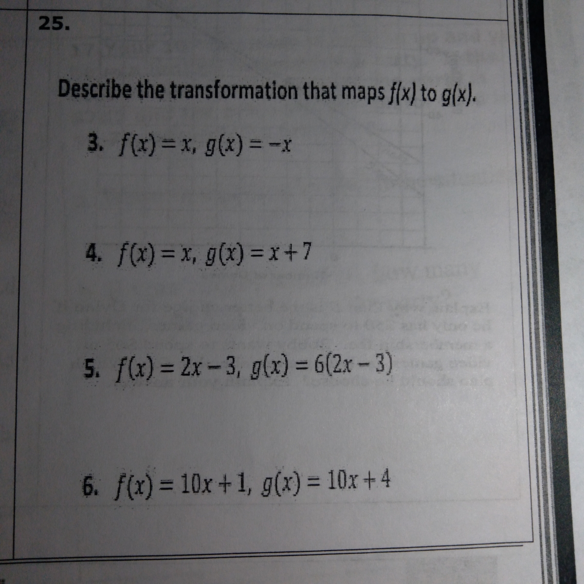 Answered Describe The Transformation That Maps Bartleby