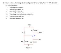 Answered: B) Figure 5 Shows The Voltage-divider… | Bartleby