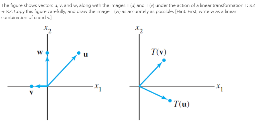 The Figure Shows Vectors U V And W Along With Bartleby