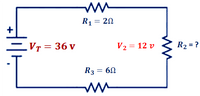 R1 = 20
_Vr = 36 v
V2 = 12 v
R2 = ?
R3 = 60
