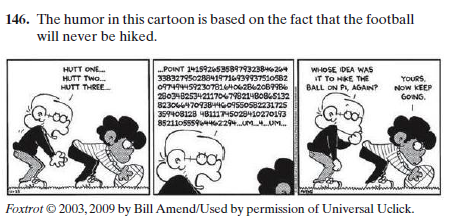 Answered: 146. The humor in this cartoon is based… | bartleby