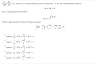 Solved (a) Show that if (N. – My)/(xM – YN) = R, where R