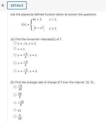 Answered: Use the piecewise defined function… | bartleby