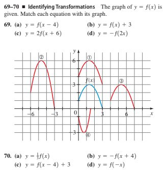 Answered 69 70 Identifying Transformations The Bartleby